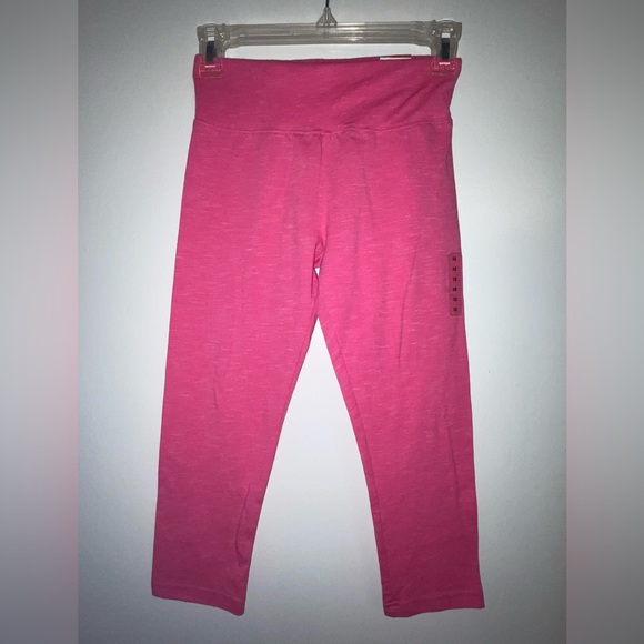NWT Justice leggings-cropped- Hot pink - Picture 1 of 3